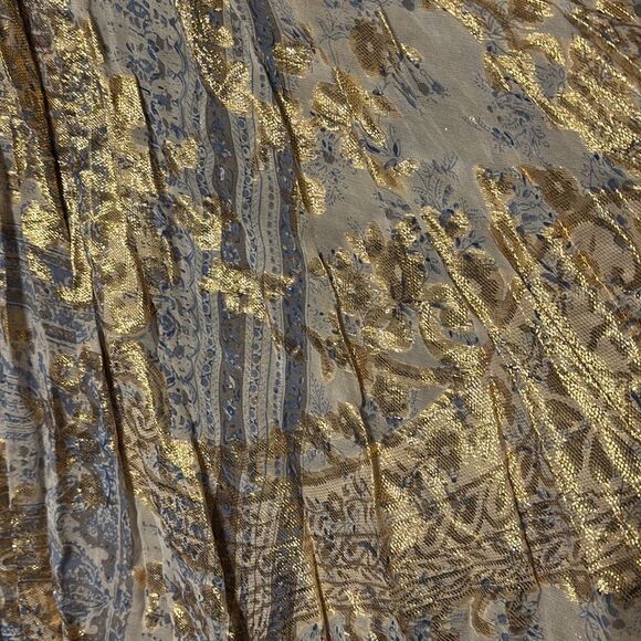 Charles Nolan Silk Pleated Skirt Size 14 - Picture 4 of 6